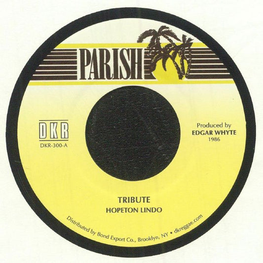 Hopeton Lindo - Tribute (7") (Mint (M))