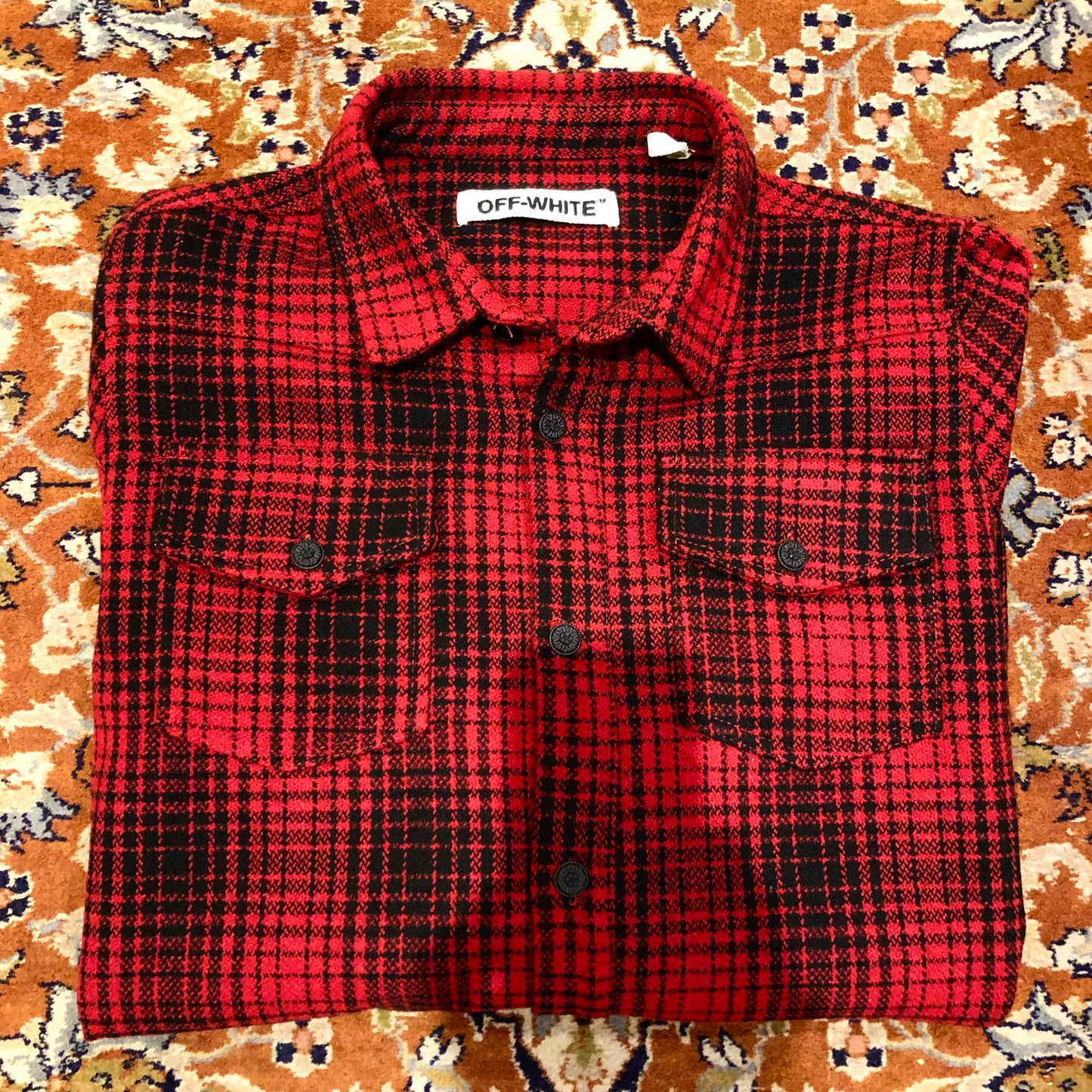 Off-White Flannel Shirt