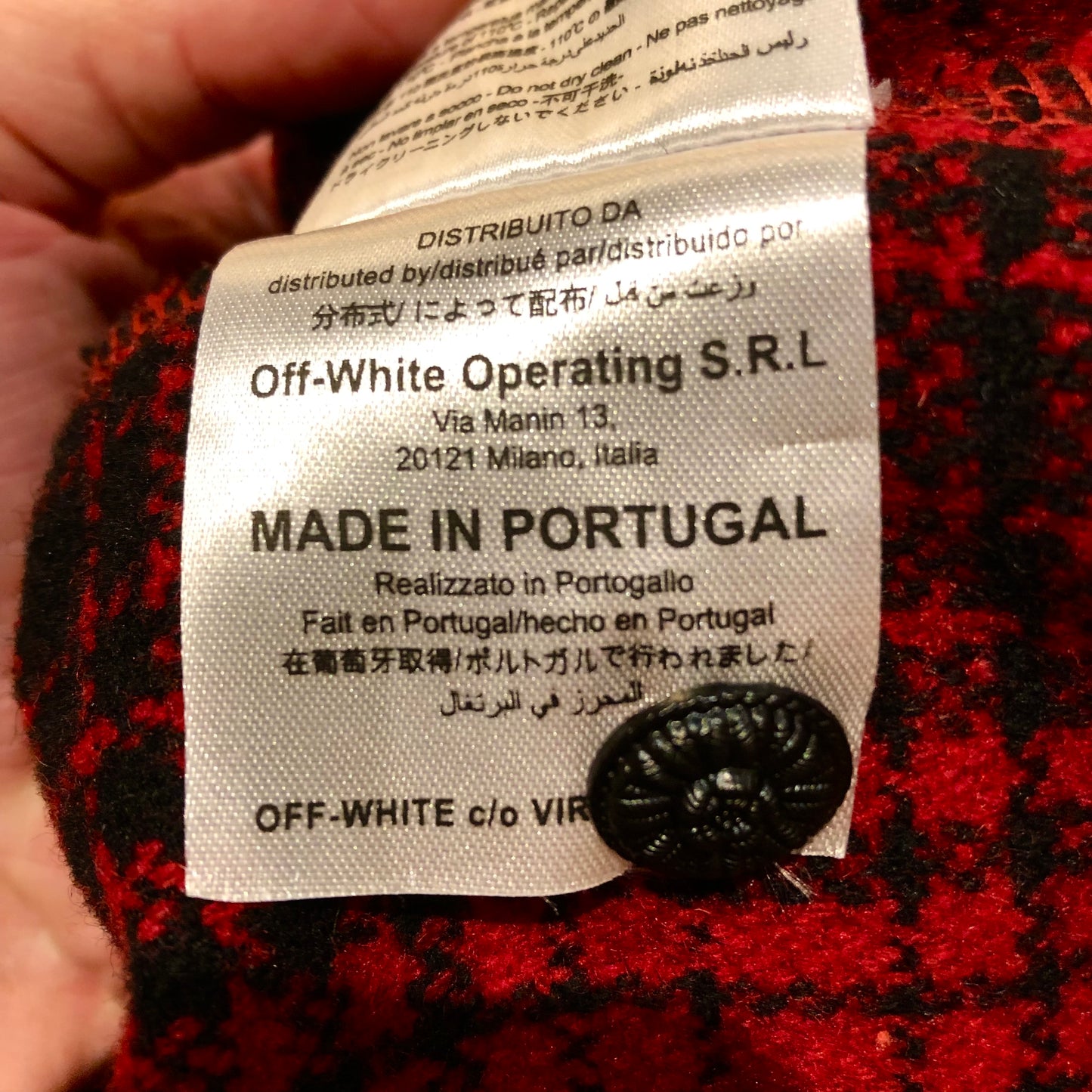 Off-White Flannel Shirt