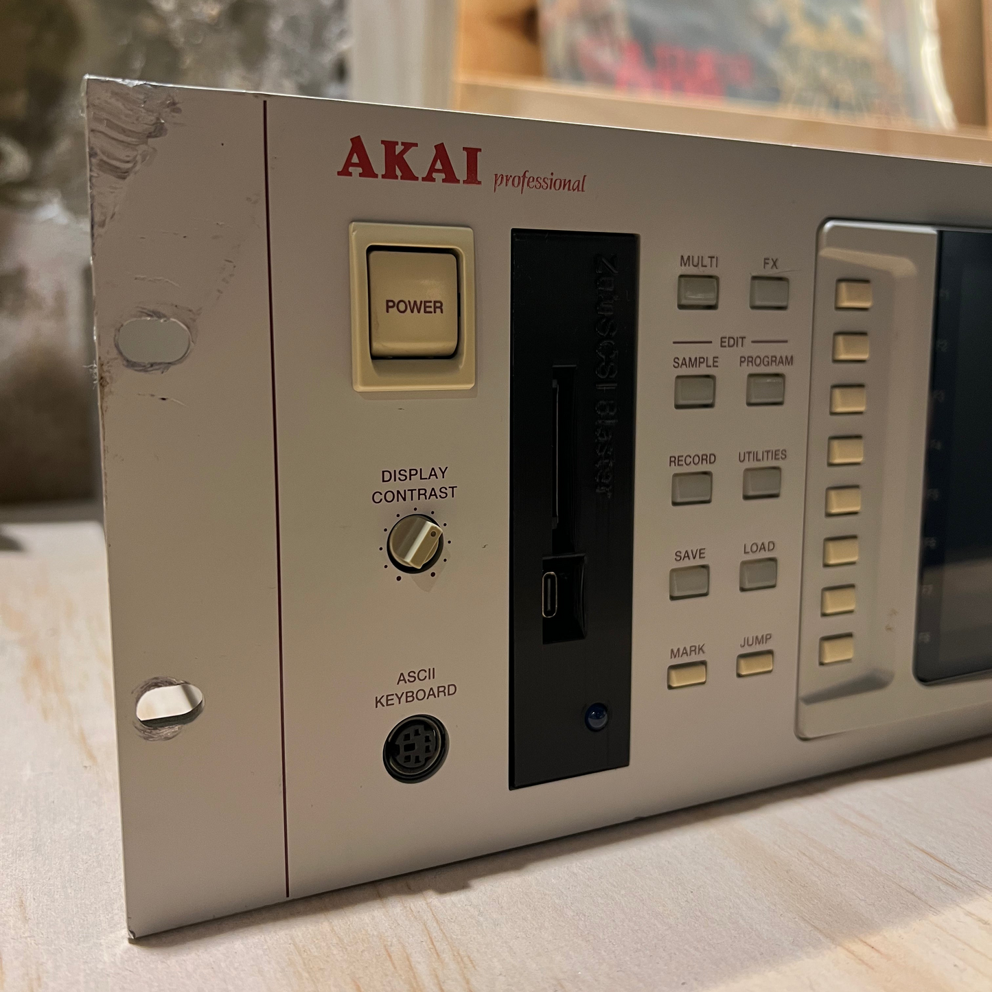 AKAI S-5000 Digital Sampler with ZuluSCSI Modification