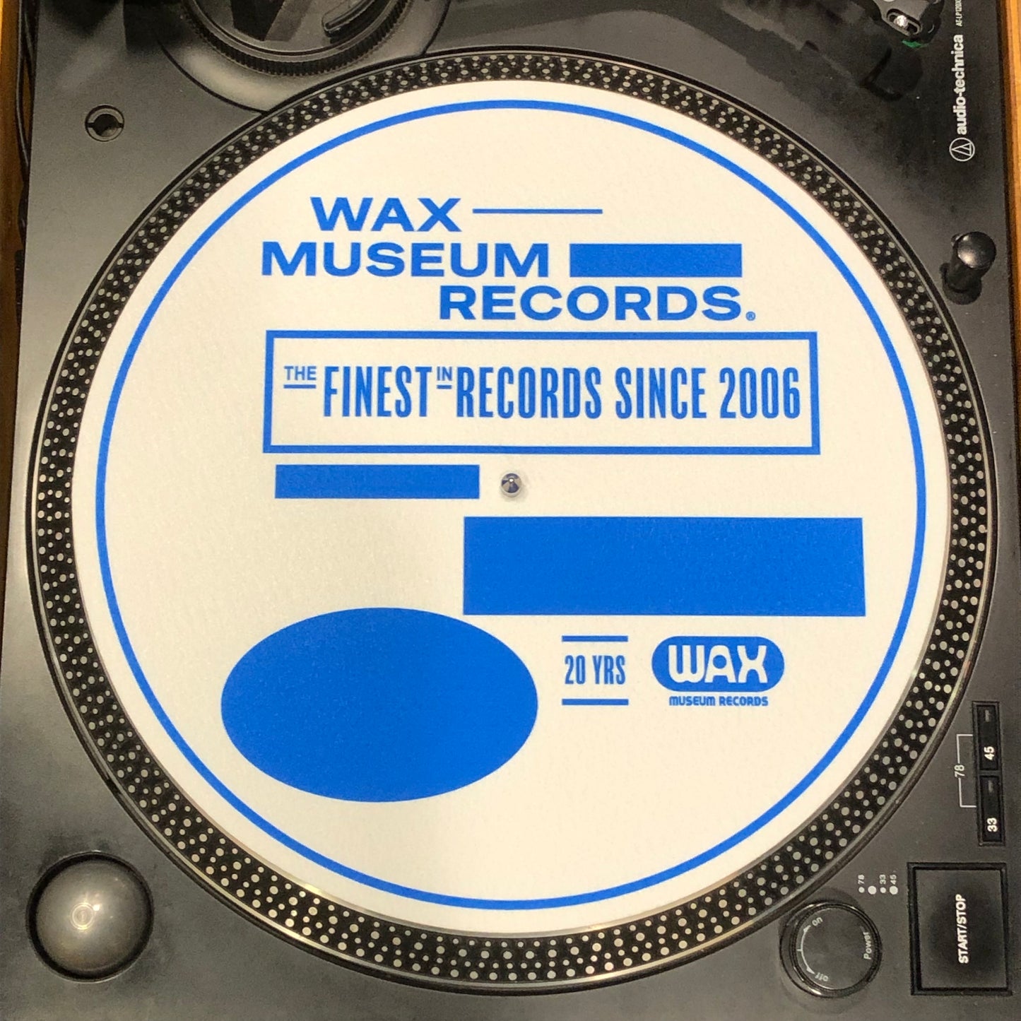 Wax Museum Records Anniversary Slipmat