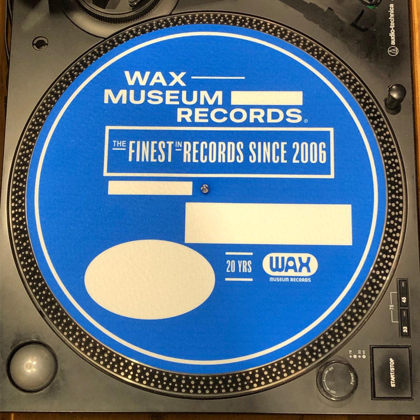 Wax Museum Records Anniversary Slipmat