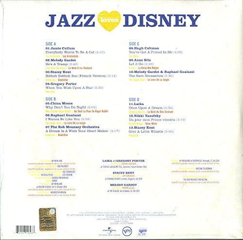 Various - Jazz Loves Disney (2xLP, Album, RE, Tra) (Mint (M))