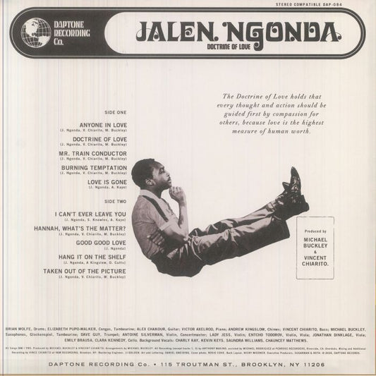 Jalen Ngonda* - Doctrine Of Love (LP, Album) (Mint (M))