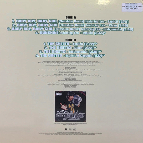 Lil' Flip - Sunshine (12", 33 ⅓ RPM, Single) (Very Good Plus (VG+))