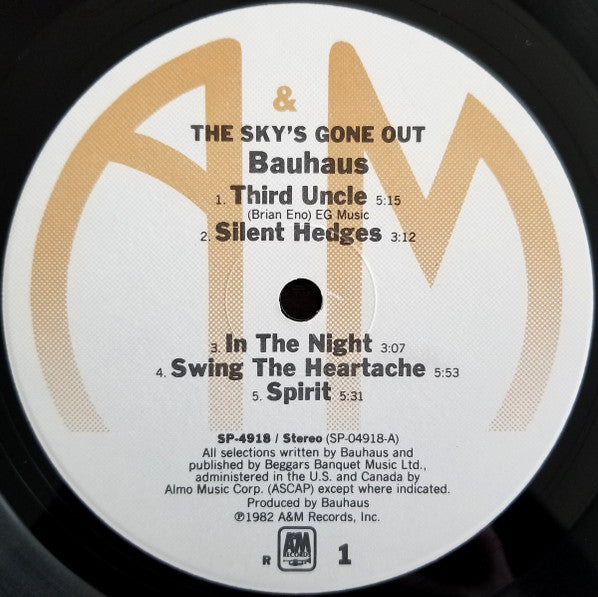Bauhaus - The Sky's Gone Out (LP, Album) (Very Good (VG))