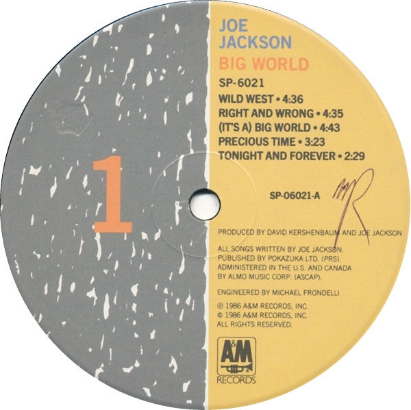 Joe Jackson - Big World (LP + LP, S/Sided + All Media, Album) (Very Good Plus (VG+))