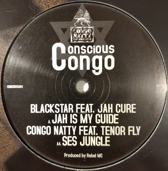 Blackstar, Jah Cure, Congo Natty, Tenor Fly - Conscious Congo (12") (Very Good Plus (VG+))
