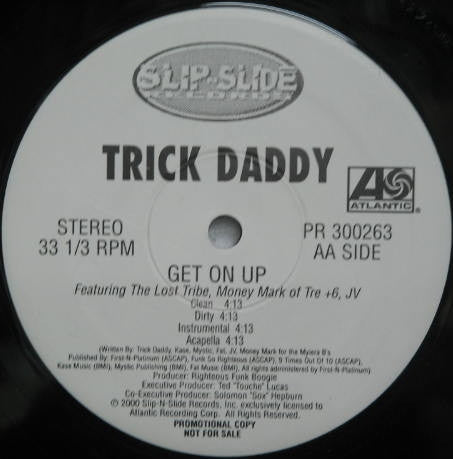 Trick Daddy - America / Get On Up (12", Promo) (Very Good Plus (VG+))