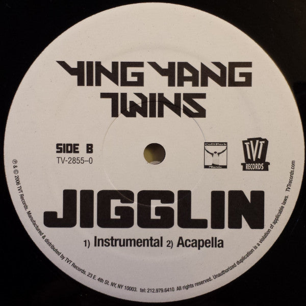 Ying Yang Twins - Jigglin (12", 33 ⅓ RPM, Promo) (Very Good Plus (VG+))