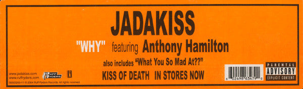Jadakiss - Why! (12", 33 ⅓ RPM) (Very Good Plus (VG+))