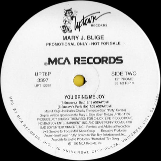 Mary J. Blige - You Bring Me Joy (12", 33 ⅓ RPM, Promo) (Very Good Plus (VG+))