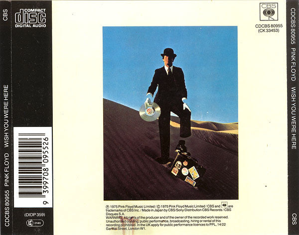 Pink Floyd - Wish You Were Here (CD, Album, RE) (Very Good (VG))