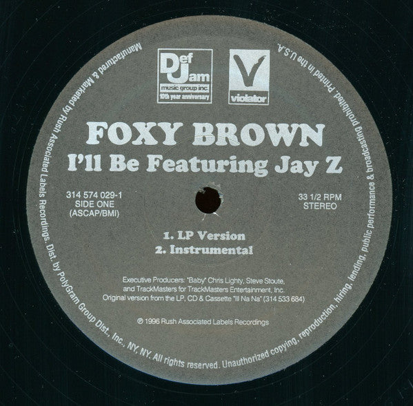 Foxy Brown - I'll Be (12", 33 ⅓ RPM, Single) (Very Good Plus (VG+))