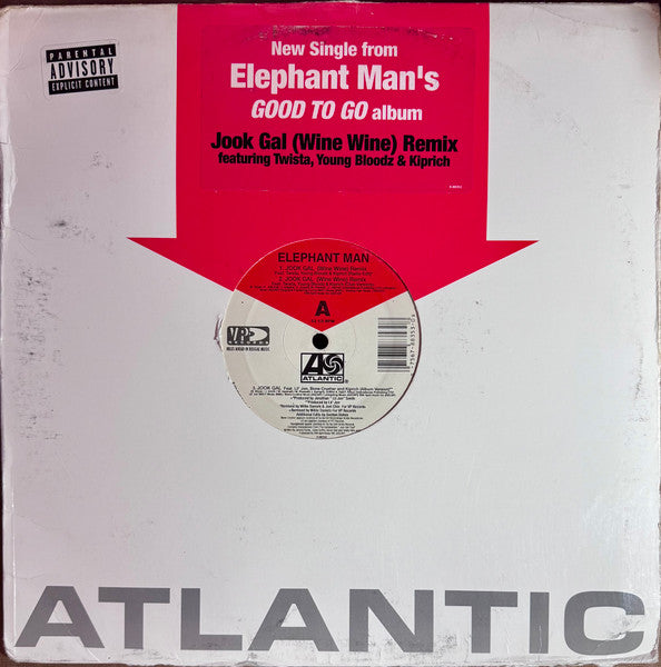 Elephant Man - Jook Gal (Wine Wine) (Remix) (12", 33 ⅓ RPM, Single) (Very Good (VG))