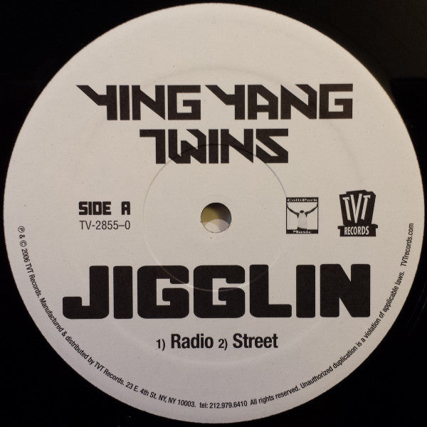 Ying Yang Twins - Jigglin (12", 33 ⅓ RPM, Promo) (Very Good Plus (VG+))