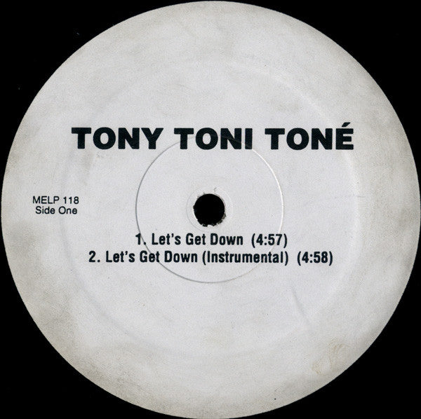 Tony! Toni! Toné! - Let's Get Down (12", Promo) (Very Good Plus (VG+))