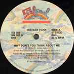 Instant Funk - Why Don't You Think About Me / Slam Dunk The Funk (12") (Very Good Plus (VG+))