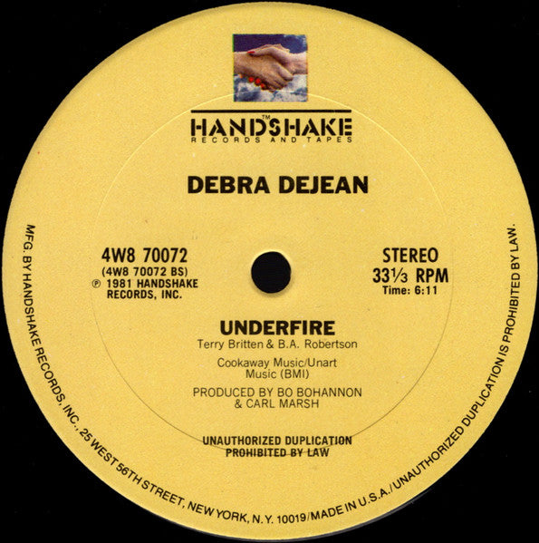 Debra Dejean - Goosebumps (12", 33 ⅓ RPM, Stereo) (Very Good Plus (VG+))