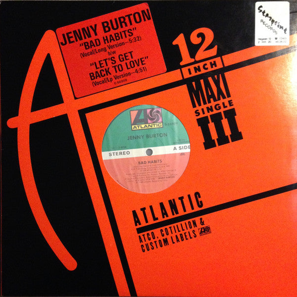 Jenny Burton - Bad Habits (12", 33 ⅓ RPM, Maxi) (Very Good Plus (VG+))