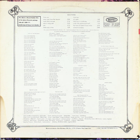 Donovan - Wear Your Love Like Heaven (LP, Album, Stereo) (Very Good Plus (VG+))