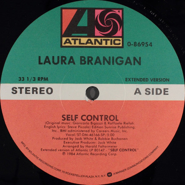 Laura Branigan - Self Control (12", 33 ⅓ RPM, Maxi) (Very Good Plus (VG+))