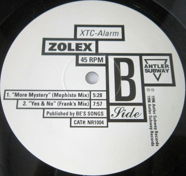 Zolex - XTC-Alarm (12", 45 RPM) (Very Good Plus (VG+))
