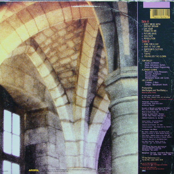 Thompson Twins - Here's To Future Days (LP, Album, Club) (Very Good Plus (VG+))