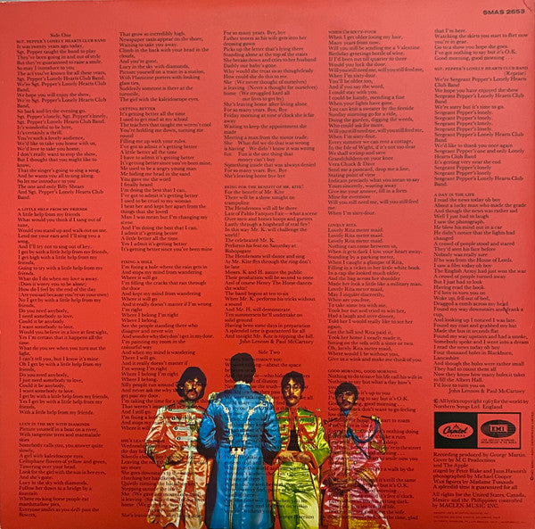 The Beatles - Sgt. Pepper's Lonely Hearts Club Band (LP, Album, RE) (Very Good (VG))