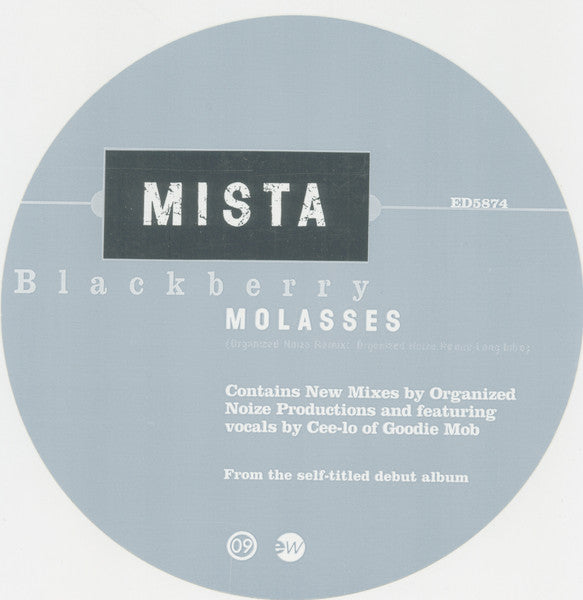 Mista - Blackberry Molasses (12", Promo) (Very Good Plus (VG+))