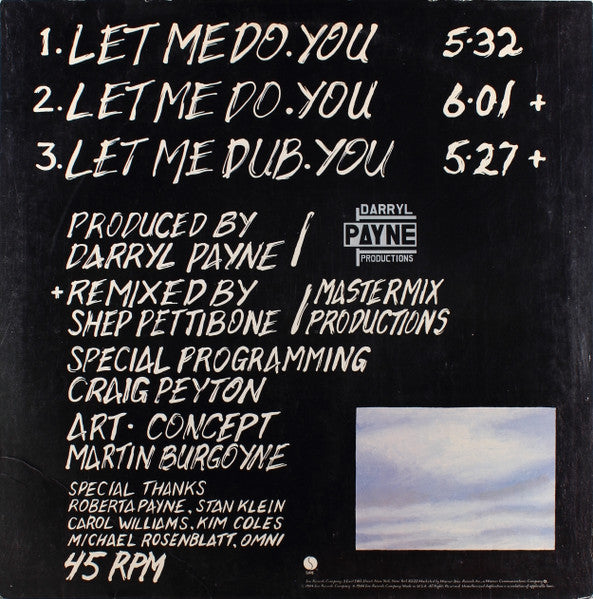 NV - Let Me Do You (12", 45 RPM, Maxi) (Very Good (VG))