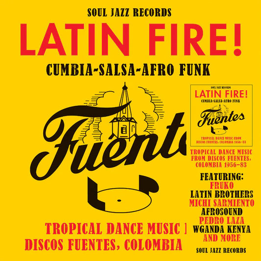 Various - Latin Fire! Tropical Dance Music from Discos Fuentes, Colombia 1956-83 (2xLP, Comp) (Mint (M))