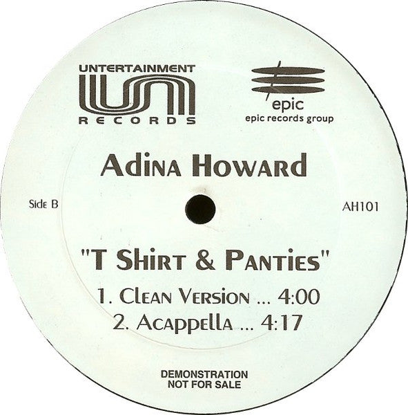 Adina Howard - T Shirt & Panties (12", Promo) (Good Plus (G+))