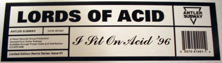 Lords Of Acid - I Sit On Acid '96 (12", 45 RPM, Ltd) (Very Good Plus (VG+))