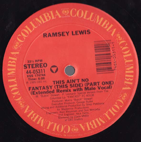 Ramsey Lewis - This Ain't No Fantasy (12", 33 ⅓ RPM) (Very Good Plus (VG+))