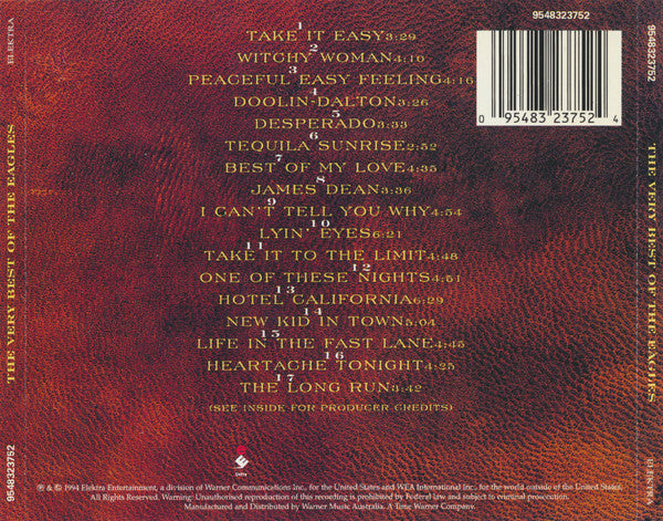 Eagles - The Very Best Of The Eagles (CD, Comp) (Good Plus (G+))