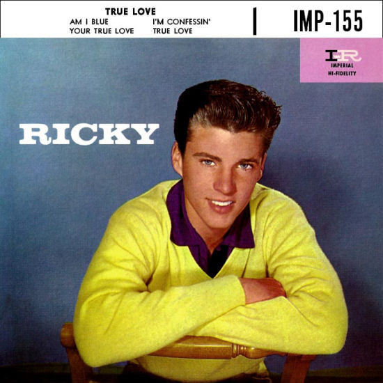 Ricky Nelson - Ricky (True Love) (7", 45 RPM, EP) (Good Plus (G+))