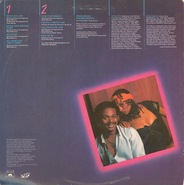 Peaches & Herb - 2 Hot! (LP, Album, Stereo) (Very Good (VG))