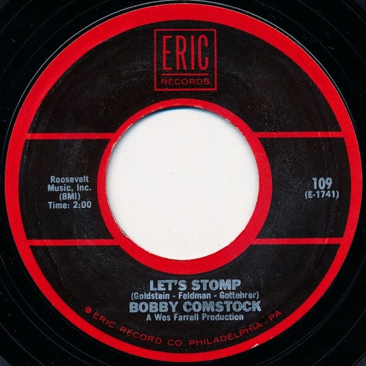 Bobby Comstock - Let's Stomp / I Want To Do It (7", 45 RPM, Single, RE, Styrene) (Very Good (VG))