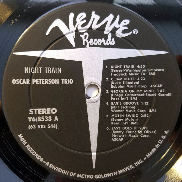 The Oscar Peterson Trio - Night Train (LP, Album, Stereo) (Very Good Plus (VG+))