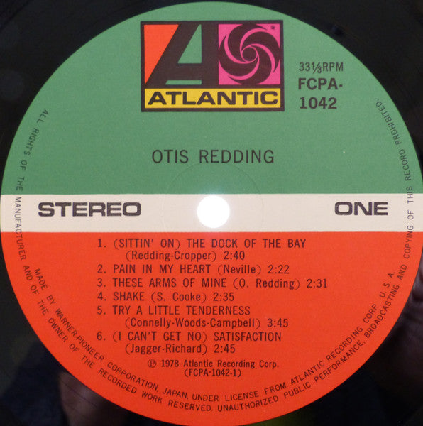 Otis Redding - Otis Redding (LP, Album, Comp, Club) (Near Mint (NM or M-))