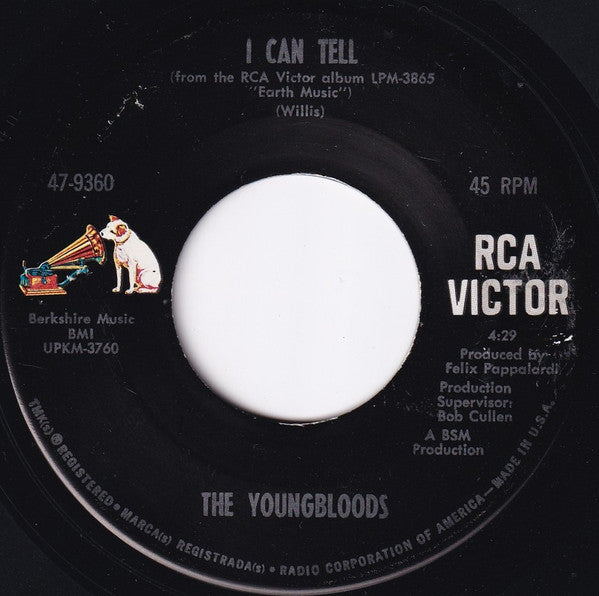 The Youngbloods - Fool Me / I Can Tell (7", 45 RPM) (Very Good (VG))