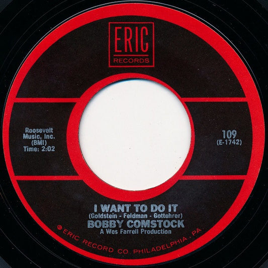 Bobby Comstock - Let's Stomp / I Want To Do It (7", 45 RPM, Single, RE, Styrene) (Very Good (VG))