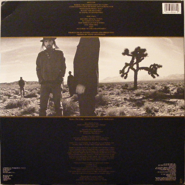U2 - The Joshua Tree (LP, Album) (Very Good (VG))