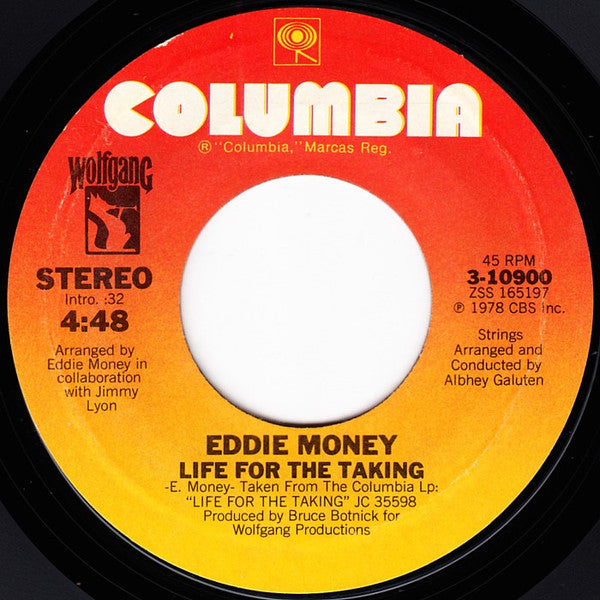 Eddie Money - Maybe I'm A Fool (7", 45 RPM, Styrene, Stereo) (Very Good (VG))