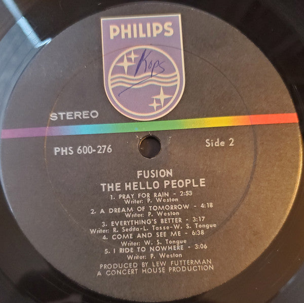 Hello People - Fusion (LP, Album, Stereo) (Very Good Plus (VG+))