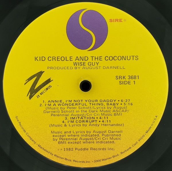 Kid Creole And The Coconuts - Wise Guy (LP, Album, RE) (Very Good Plus (VG+))