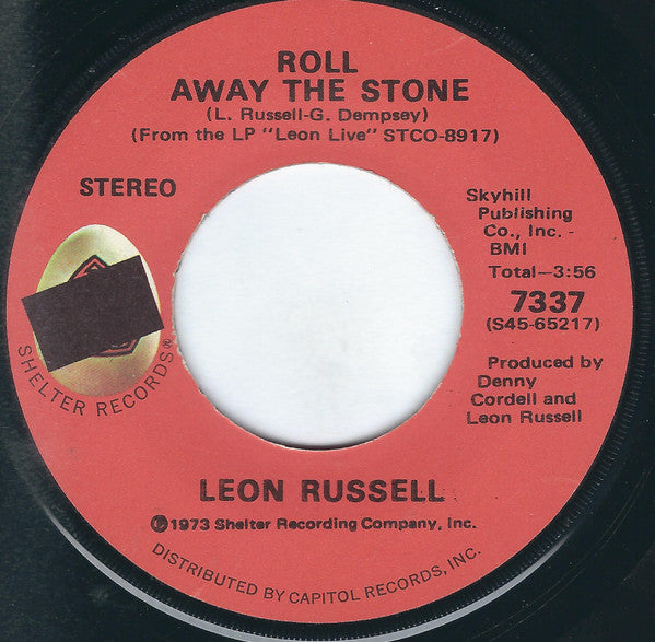 Leon Russell - Queen Of The Roller Derby (7", 45 RPM, Single) (Very Good (VG))