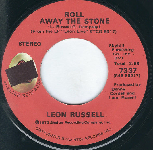 Leon Russell - Queen Of The Roller Derby (7", 45 RPM, Single) (Very Good (VG))