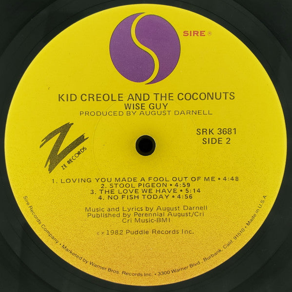 Kid Creole And The Coconuts - Wise Guy (LP, Album, RE) (Very Good Plus (VG+))